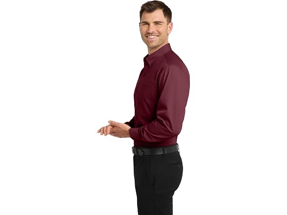 Port Authority Men (XL) Long Sleeve Carefree Shirt