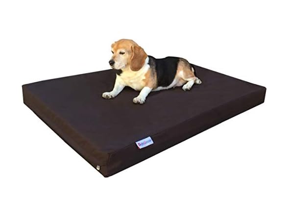 Dogbed4less Orthopedic Dog Bed Memory Foam 37x27"