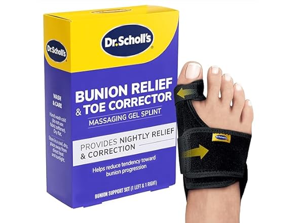 Dr Scholls Bunion Relief Toe Corrector 1 Set