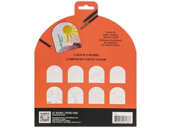 Brea Reese Vivid Mixed Media Coloring Pad - 24 Sheets