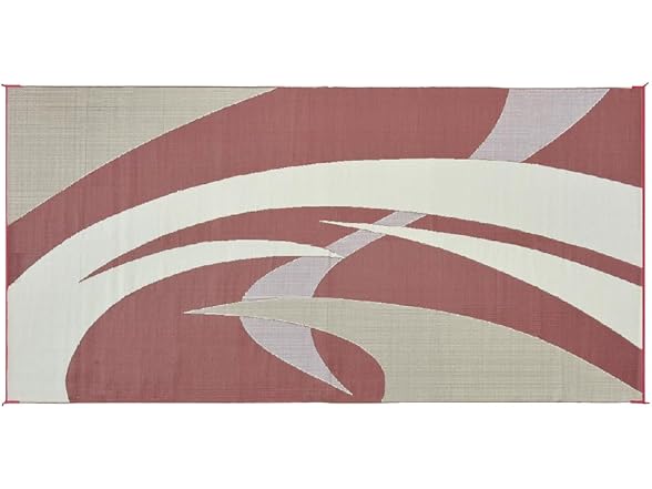 Stylish Camping 159185 9-feet by 18-feet Reversible Mat