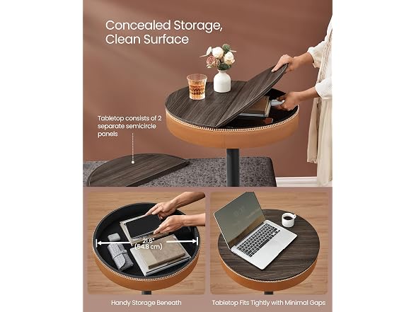 VASAGLE EKHO Collection - Height Adjustable Bar Table