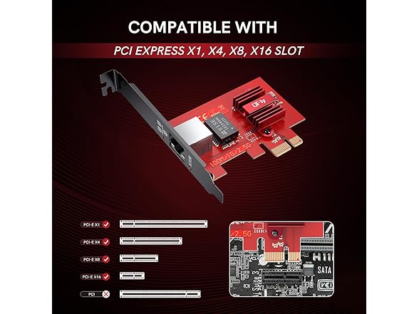 QFly 2.5G PCIe Network Card