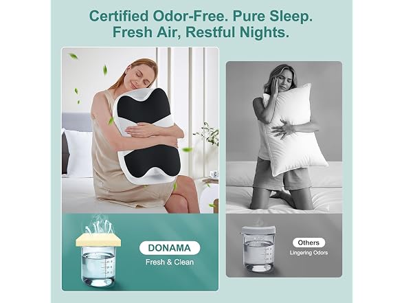 DONAMA Cervical Pillow Black