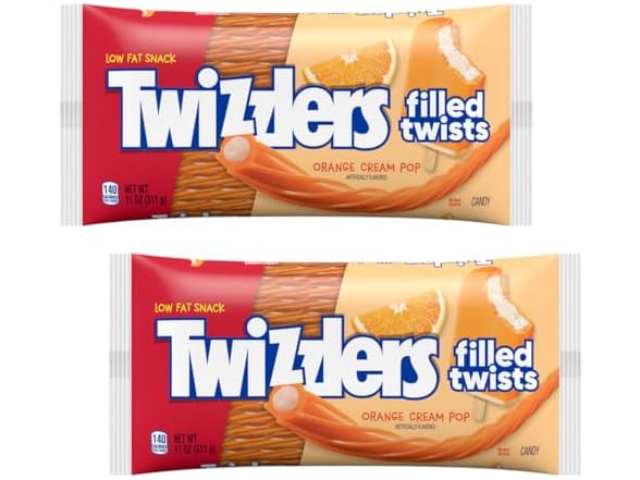 (6-Pack) Twizzlers Orance Cream, 11 oz