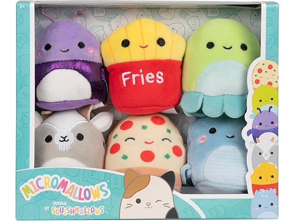 Squishmallows Original Micromallows 6-Pack