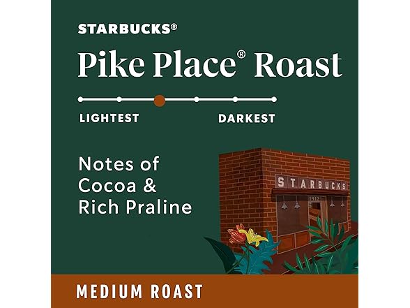 Starbucks Whole Coffee Beans, Medium Roast
