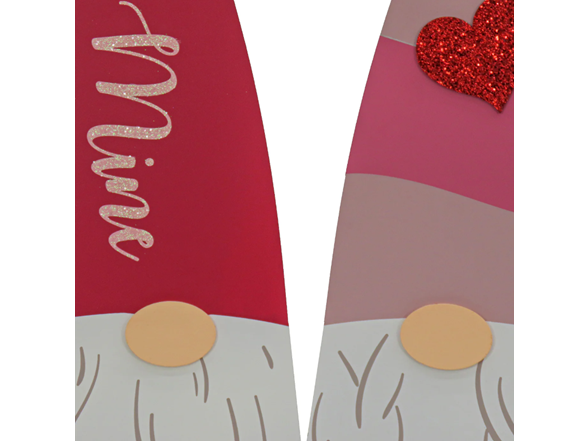 Valentine's Gnome Couple Porch Decor