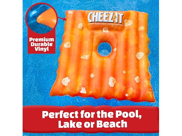 Giant Cheez-It Pool Float 
