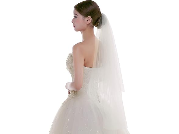 Edith Qi Women (Free Size) Simple Tulle Party