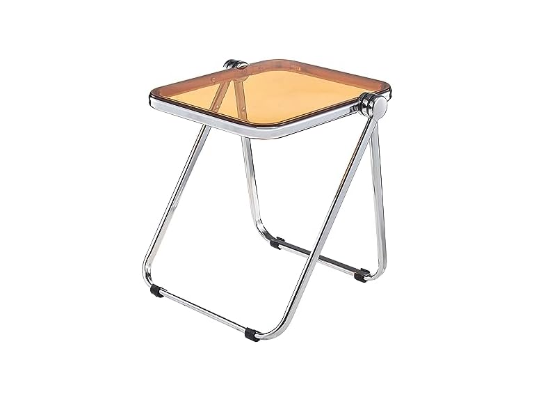 LeisureMod LFT17OR Lawrence Side Table Orange