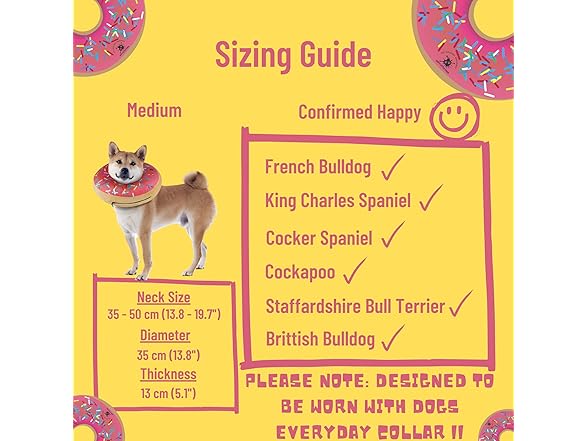 DIRTY LITTLE PAWS Dog Donut Collar