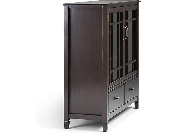 SIMPLIHOME Connaught Solid Wood 46" Cabinet