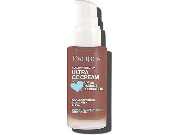 Pacifica Ultra CC Cream Radiant Foundation SPF 17 - Cool-Deep