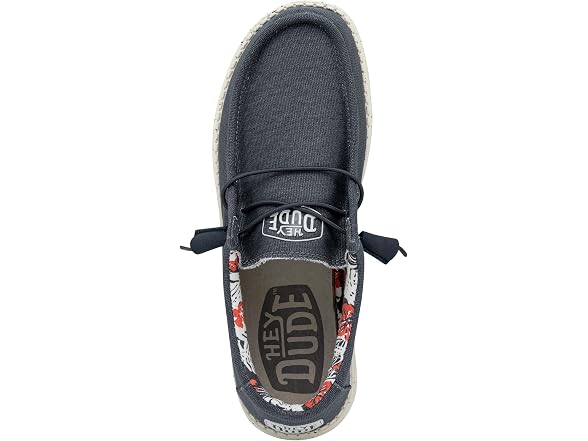 Hey Dude Wally Stretch Canvas Men's Shoes (41)
