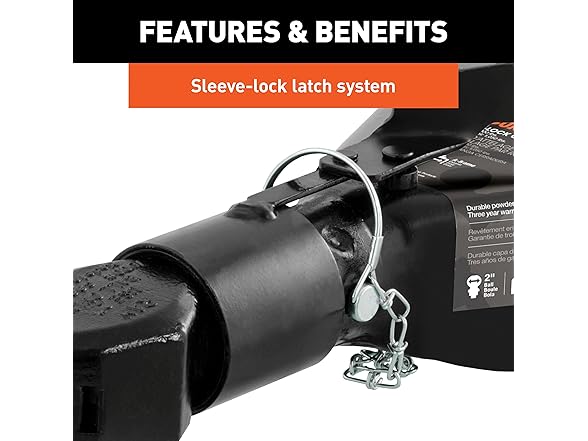 Curt 25217 Sleeve Lock A-Frame Coupler 