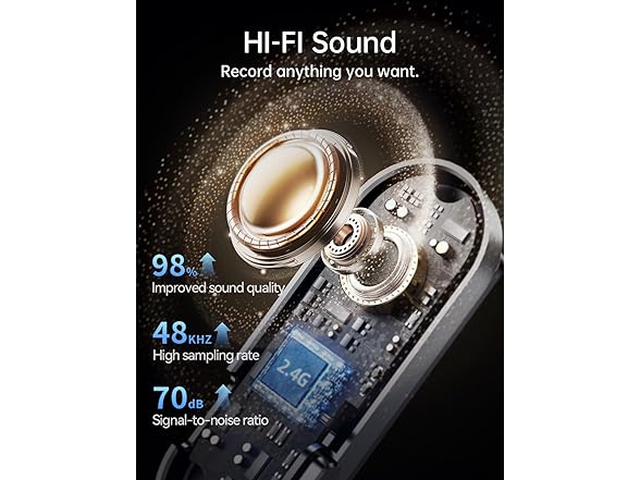 HCZ Wireless Lavalier Microphone for iPhone/iPad