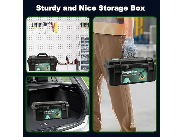 Rechargeable Car Buffer Polisher Kit