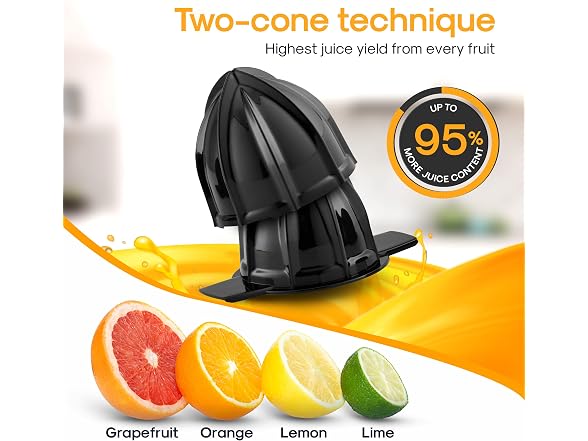 LEBENLANG Black Citrus Juicer