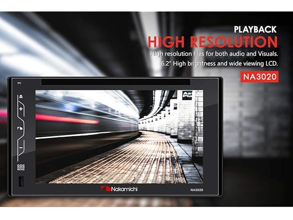 Nakamichi NM NA3020/NC5L 2DIN 6.2 GLASS DVD SCRN W/BU C