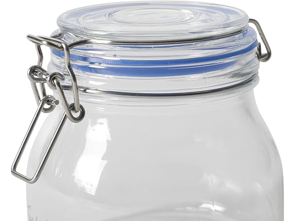 Sur La Table Lyon Court 4-Piece Glass Canister Set