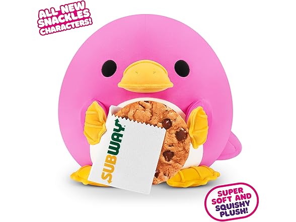 Snackles Series 2 Platypus & Subway 16" Plush