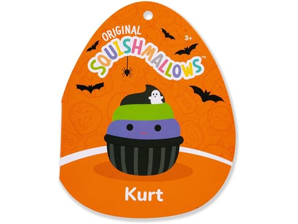 Squishmallows 12in Kurt The Halloween Cupcake
