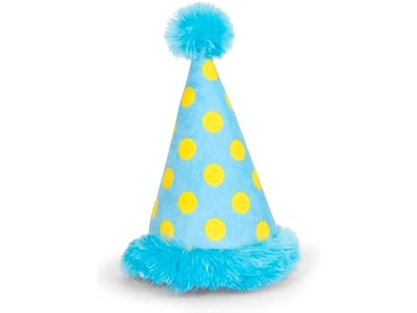 BarkBox The Party Farter Dog Toy | Wearable Party Hat Toy