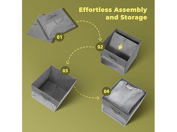 STORAGEIDEAS Storage Cubes13 Inch Cube Storage Bins With Clear Window