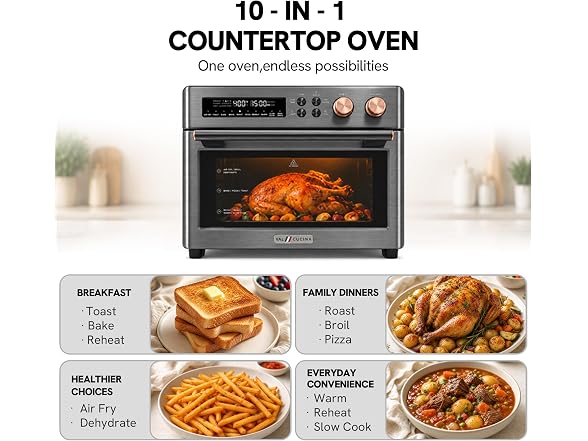 Infrared Heating 26.3 QT Air Fryer