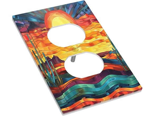 Plant Light Switch Cover 1Gang Boho