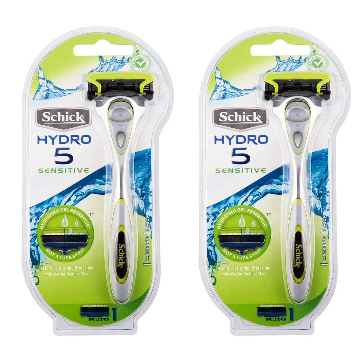 2 PK Hydro 5 Sensitive Razor - Gallery 2