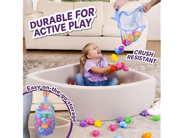 Sunny Days Entertainment 100 Count Duck Shaped Ball Pit Refill Balls