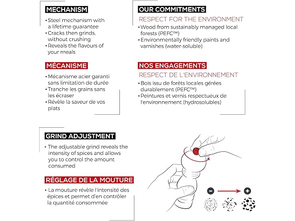 Peugeot Paris Classic 9 Inch Salt Mill, Chocolate