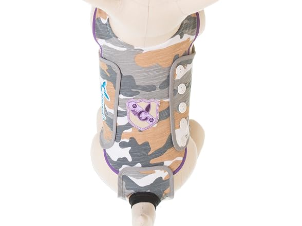 WOOF! Purple Designer Full Body Onesie Dog Di