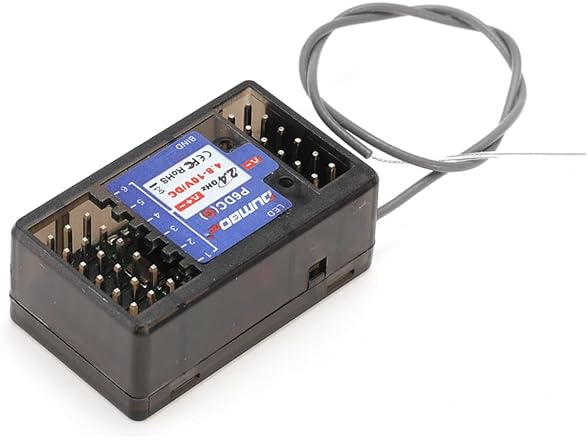 RC Gyro Receiver with Linkage LED Simulation System