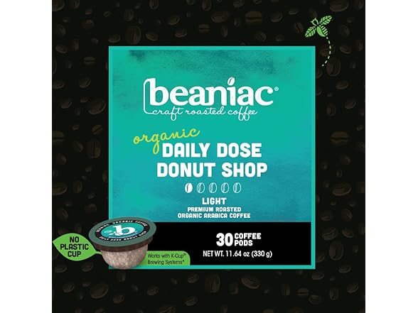 beaniac Donut Shop K-Cups, 30ct