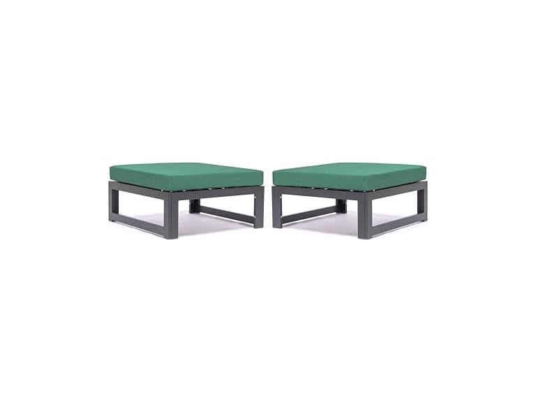LeisureMod Ottoman Seat Set of 2