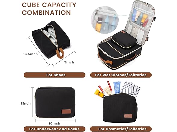 LOVEVOOK 17 Inch Large Travel Backpack