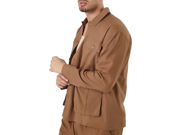 Forever 21 (L) Long-Sleeve Cargo Shacket