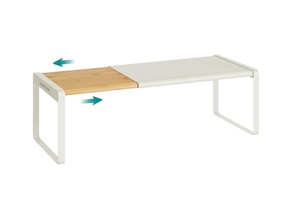 SONGMICS Expandable Bamboo Spice Rack