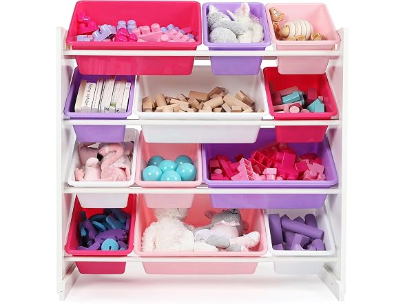 Humble Crew 4-Tier Toy Organizer 12 Bins