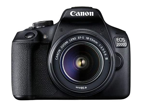 Canon EOS 2000D (Rebel T7) DSLR Camera +