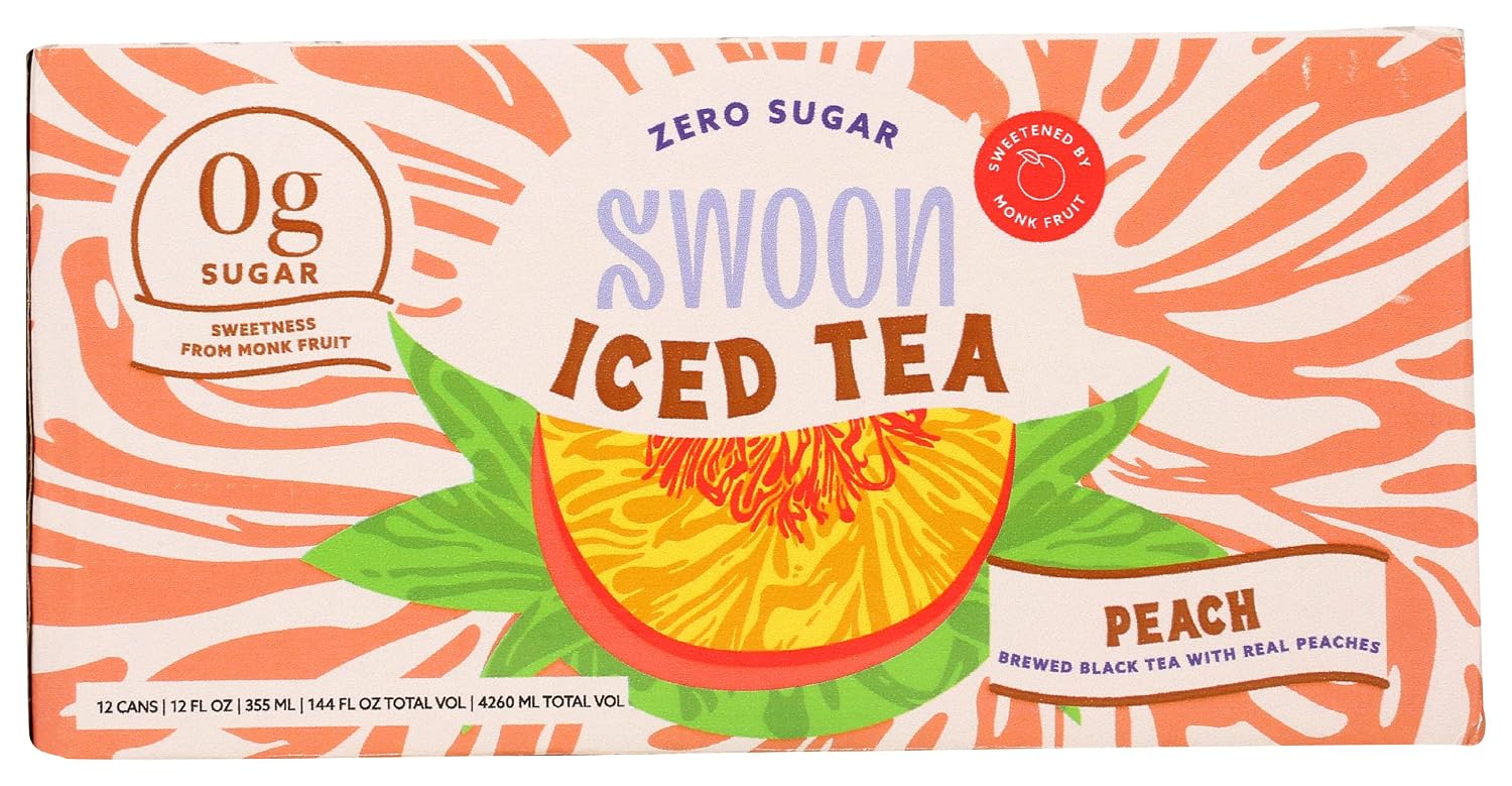 Swoon Peach Iced Tea Zero Sugar 12 Pack - Gallery 6