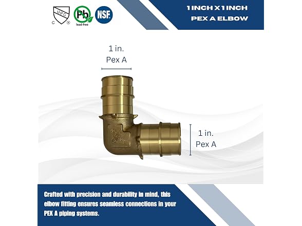 XFITTING Pex A 1 In x 1 In Pex A Elbow,