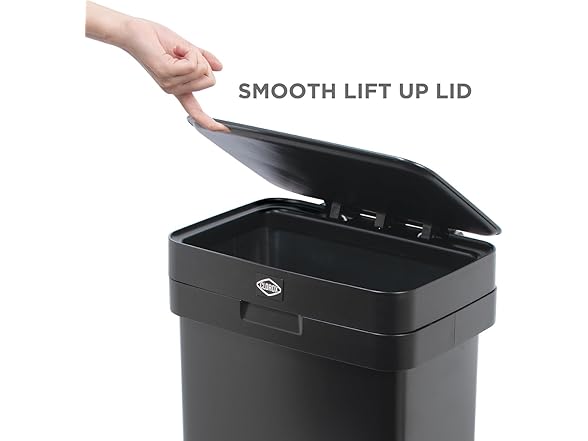 Clorox 13 Gallon Trash Can - 50L Kitchen Trash Can