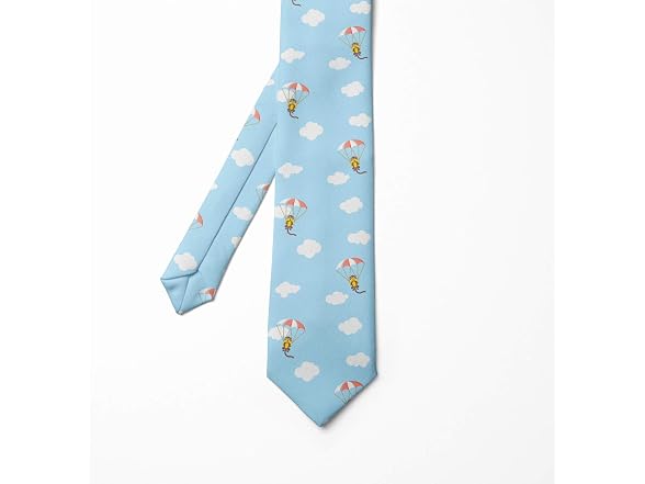 Ambesonne (3.7") Necktie Funny Monkey Parachutes