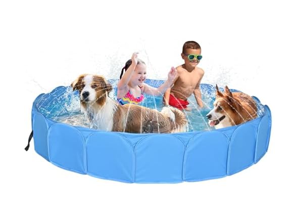 Collapsible Sprinklers Pool for Pet - Foldable