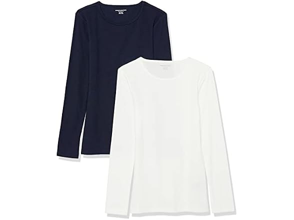 Amazon Essentials Women Rib Knit Crewneck Top