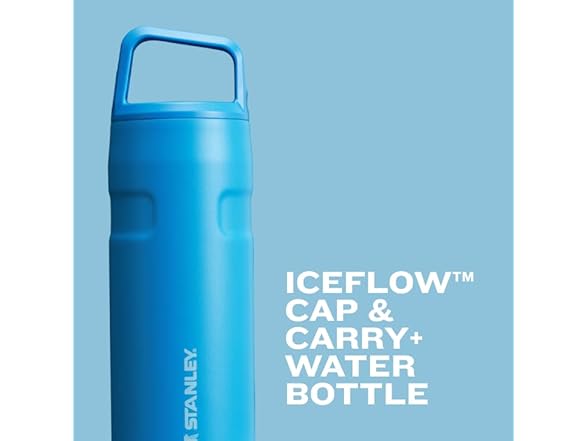 Stanley IceFlow Cap and Carry Water Bottle 36oz - Black Glimmer